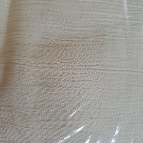 Cream Crape Scarf Valance 45 x 252" - Picture 5 of 6